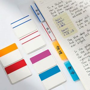 Bright Fluorescent Self-Adhesive Color Index Tabs for Students-Office Supplies Memo Pads <b>Bookmark</b> Stickers for Reminder Marking - Product Image 5