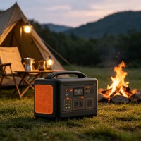 Banco de Energía Portátil para Exteriores de 1200W 1152Wh - Batería LiFePO4 con MPPT, Arrancador de Emergencia, Onda Sinusoidal Pura para Camping y Uso de Emergencia, Personalizable