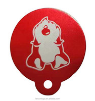 Factory Supply Doppelseitige Hunde gepäck anhänger Viele Farben Metall oxidation Grün Aluminium Knochen laser Hunde-ID-Tag Stempel technik