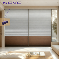 NOVO E38 Moteur DC 5V avec batterie lithium rechargeable pour stores verticaux intelligents à nid d'abeille, contrôlés par Wi-Fi, pour salon et balcon
