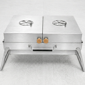 Parrilla Portátil Plegable de Acero Inoxidable para Asar al Aire Libre, Camping, Picnic y Playa - Product Image 1