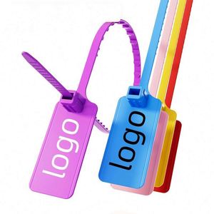 Precintos de Seguridad de Plástico para Extintores, Etiquetas de Seguridad en Blanco, Precintos Desechables Autoblocantes, Precintos para Camiones, Regalo Promocional - Product Image 1