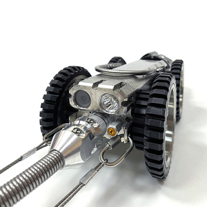 CCTV IP68 không thấm nước cống máy ảnh dầu khí Ống kiểm tra Crawler Robot máy ảnh với Laser - Product Image 4
