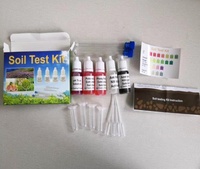 Kit de test de sol pour détection de substances dans le jardin, solution de test du pH, des nitrates, du phosphate (PO4) et du potassium