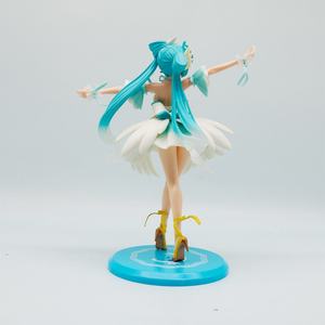 Figurine 21 cm Filles mignonnes Danse Ballet Lac des cygnes Ver. Statue de manga Miku Figurine en PVC Figurine d'anime Jouets pour enfants Cadeaux - Product Image 4