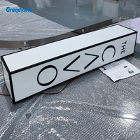 Enseigne lumineuse LED 3D personnalisée pour extérieur, lettres lumineuses, signalétique pour magasin, bâtiment, mur, publicité