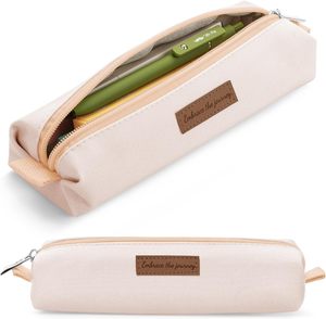 Étui à crayons en tissu mignon avec fermeture à glissière |   Matériaux de qualité supérieure, coutures soignées pour l'école et le bureau - Product Image 4