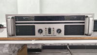Amplificateur audio métallique 3U haute puissance Classe TD 1800Wx2 8ohm avec filtre VHF pour montage en rack, idéal pour les spectacles en extérieur, les roadshows et les festivals (système Line Array)