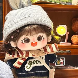 Bambola di Peluche Autentica 20cm, Bambola Nuda con Capelli Spettinati, Set Gioco Carino con Vestiti Intercambiabili, Strumenti per la Cura delle Bambole, Regalo di Compleanno Perfetto - Product Image 2