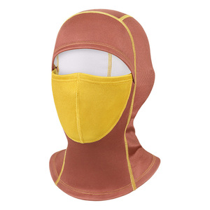 Winter Outdoor Fleece Lined Warm Ski Balaclava Face Mask Unisex Breathable Waterproof Cycling Helmet Liner Color Blocked - Product Image 5