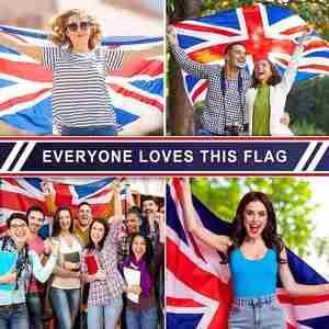 3*5ft National <b>Flag</b> Customization British Polyester Printing - Product Image 5