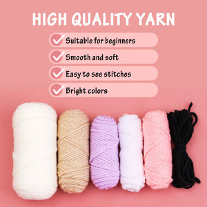 Vente en gros Kit de tricotage pour <span class=keywords><strong>chien</strong></span> mignon fait à la main Jouets de couture et de tissage d'animaux au crochet à faire soi-même pour les activités des enfants - Product Image 4