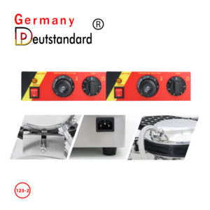 Macchina Elettrica Commerciale per <span class=keywords><strong>Waffle</strong></span> a Bolle con Doppia Testa per Snack - Product Image 3