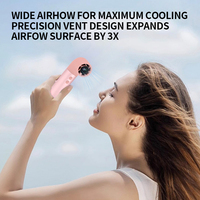 Goal Offre Spéciale Vente en gros Mini refroidisseur d'air rechargeable 18300 tr/min Ventilateur portatif à grande vitesse pour conduites d'eau