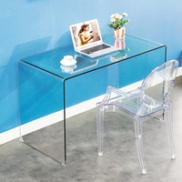 Bureau de gestion de bureau, en acrylique transparent, joli design