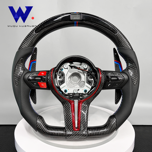 Palette del Cambio Personalizzate in Fibra di Carbonio con LED per <span class=keywords><strong>BMW</strong></span> Serie <span class=keywords><strong>E</strong></span> F, F30 F10 F20 <span class=keywords><strong>X5</strong></span> E70 E71 E90 F85 F22 F15 M3 M5 M6, Volante Sportivo M - Product Image 2