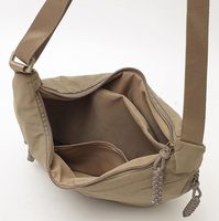 Sac bandoulière en nylon imperméable, sac boulette pliable, sac à bandoulière décontracté polyvalent, sacs messager de voyage pour hommes et femmes