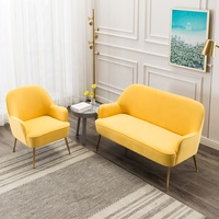 Fauteuil stylé en tissu velours, mobilier d'hôtel moderne, fauteuil pour le salon, livraison gratuite