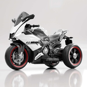 Motocicleta Eléctrica para Niños Principiantes, 12V, Motor Dual, Ruedas <span class=keywords><strong>de</strong></span> Entrenamiento, Luces LED, Arranque con una Sola Tecla, Neumáticos Antideslizantes, Regalo <span class=keywords><strong>de</strong></span> Cumpleaños - Product Image 5