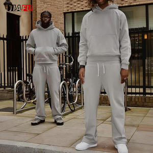 Custom High Quality Baggy Y2k Streetwear Heavyweight Oversized Casual Pullover <strong>Hoodies</strong> and Joggers Set Men Tracksuits - Product Image 1