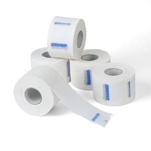 Fournisseur <span class=keywords><strong>de</strong></span> bandeaux jetables pour le cou, rouleaux <span class=keywords><strong>de</strong></span> papier <span class=keywords><strong>de</strong></span> coiffure professionnels, salon <span class=keywords><strong>de</strong></span> barbier, blanc, extensible, 5 rouleaux - Product Image 5