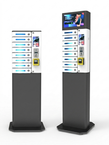 MIA Pre 8 Portes - Casier de recharge mobile à monnayeur et à carte de crédit, compatible avec les paiements sans espèces (ex. paiement par carte bancaire) Visa Master Card Google Pay - Product Image 5