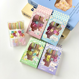 <strong>Childrens</strong> Hair <strong>Ties</strong> Girls Sweet Fresh Custom Hair Accessories High Elasticity No Damage Hair Ribbon With Bow Daily Use - Product Image 1