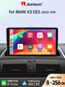 Junsun-Reproductor <span class=keywords><strong>de</strong></span> CD y Radio para coche BMW X3 E83 2002, unidad principal <span class=keywords><strong>de</strong></span> pantalla <span class=keywords><strong>de</strong></span> coche Android, <span class=keywords><strong>Apple</strong></span> Car Play para BMW X3 E83 2011 - Product Image 1