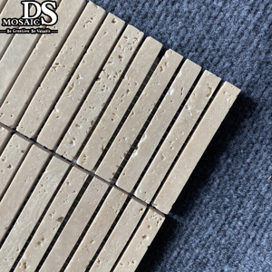 <span class=keywords><strong>Mosaico</strong></span> DS a strisce lunghe <span class=keywords><strong>in</strong></span> travertino beige, <span class=keywords><strong>mosaico</strong></span> <span class=keywords><strong>in</strong></span> marmo Kit Kat, <span class=keywords><strong>mosaico</strong></span> <span class=keywords><strong>in</strong></span> <span class=keywords><strong>pietra</strong></span> <span class=keywords><strong>naturale</strong></span> per piastrelle da cucina e backsplash - Product Image 4