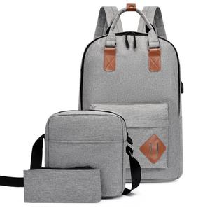 Nouveau Sac à Dos d'Ordinateur Tendance Personnalisable avec Logo, Étanche, Antivol, en Tissu Oxford, Élégant, Géométrique, avec Fermeture Éclair et Port USB - Product Image 2