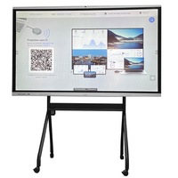 Harga Pabrik VSTI HDTV 4K LED 120Hz 55-110 Inch Layar Sentuh Perangkat Lunak Multibahasa Android Papan Tulis Interaktif Smart TV