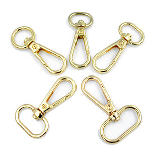 Yüksek Kaliteli Nikel İçermeyen Metal Klipsli Kanca, Çinko Alaşımlı Anahtarlık Tokası ve Yaylı Döner Klipsler, Metal Logo Etiketi - Product Image 6