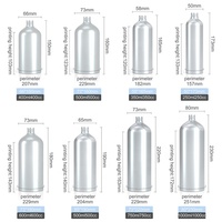 Bouteilles de pulvérisation en aluminium métallique pour cosmétiques en gros, 30 ml ~ 500 ml, flacon de parfum métallique personnalisé