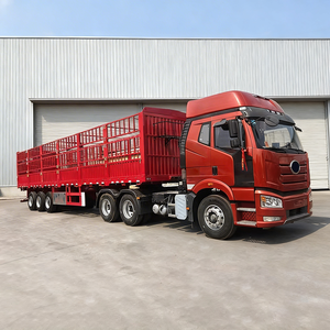 Venta Directa de Fábrica, Semirremolque de Acero de Alta Resistencia de 3 Ejes para Transporte de Ganado con Capacidad de Carga de 60T - Product Image 1