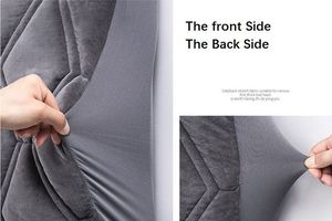 Copritestata del <span class=keywords><strong>letto</strong></span> all-inclusive Copriletto antipolvere in tinta unita - Product Image 5