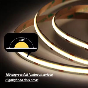 ไฟ LED แบบ COB แถบแสง 480 ดวง ไฟ LED แบบยืดหยุ่น DC12v ลดราคาพิเศษ - Product Image 4