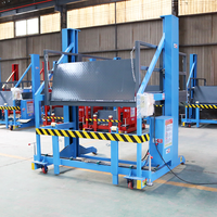Rampe de chargement mobile pour conteneurs de petite taille, capacité de charge 2-3T, plateforme de déchargement hydraulique en acier au manganèse haute résistance, hauteur de levage 1700 mm