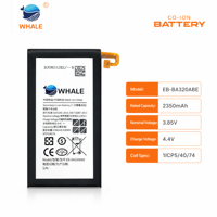 WHALE EB-BA320ABE pour Samsung Galaxy A3 2017, 2350mAh, batterie mobile SM-A320F A320Y A320FL, batterie de remplacement Samsung A320