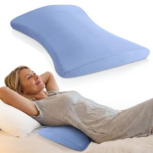 Coussin de soutien lombaire pour le bureau et la maison, coussin de siège en mousse à mémoire de forme avec coutures invisibles - Product Image 1