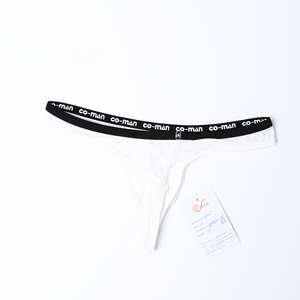 Custom Logo Breathable Knitted Brief Sexy Gay Men <strong>Micro</strong> Underwear Bikini <strong>Thong</strong> - Product Image 4