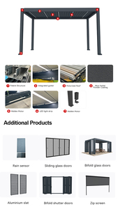 Pérgola bioclimática UOGEL C7, la opción preferida para la sombreado exterior de villas. - Product Image 5