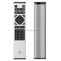 JCXK Blue Tooth and Voice 32 touches Android TV télécommande OEM ODM boîtier en aluminium
