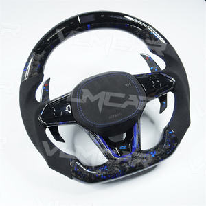 Volant en fibre de carbone personnalisé pour Volkswagen MK8 volant LED VW <span class=keywords><strong>golf</strong></span> <span class=keywords><strong>6</strong></span> 7 8 R MK6 MK7 MK8 <span class=keywords><strong>GTI</strong></span> volant - Product Image 5