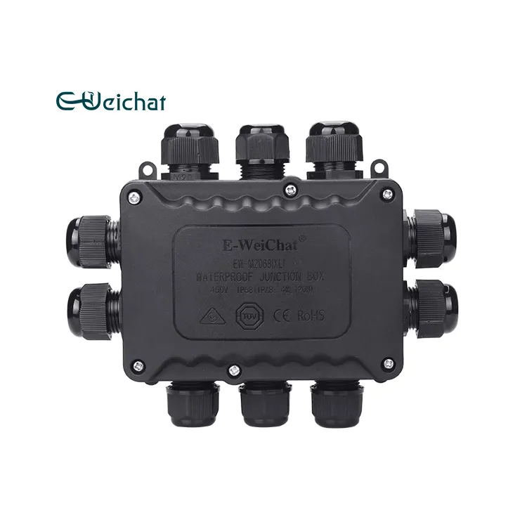E-Weichat Ip68 Waterdichte Explosieveilige Kabel Draad Plastic Behuizing Netsnoer Junction Box