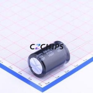 Condensateur électrolytique en aluminium à montage traversant KM820M400K250A, composant à montage traversant (THT), D18xL25mm 82uF 20% 400V 7.5mm - Product Image 2