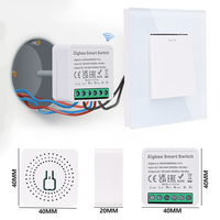 Touchmi Tuya WiFi Smart Light Switch Module Alexa Google Commutateurs sans fil 1 2 3 4 Gang DIY Smart Breaker Relay