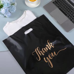 ถุงขอบคุณคุณภาพสูง รีไซเคิลได้ เป็นมิตรกับสิ่งแวดล้อม สำหรับธุรกิจขนาดเล็ก พิมพ์กราเวียร์ตามสั่ง สีและขนาดตามต้องการ ใช้ในซูเปอร์มาร์เก็ต - Product Image 4