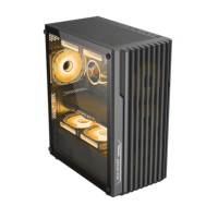 Usb3.0 Compatibel Desktop Gamer Pc Case Desktop Gehard Glas Aangepaste Pc Casetower Voor Itx Matx Gaming Computer Case Tower