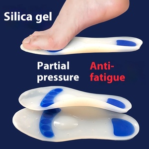 Plantillas Ortopédicas con Soporte de Arco <span class=keywords><strong>para</strong></span> Fascitis Plantar, Gel de Silicona, Absorción de Impactos, Comodidad <span class=keywords><strong>para</strong></span> Pies Planos, Alivio del Dolor de Talón - Product Image 3