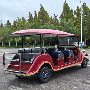 Vente directe usine – Voiture de tourisme classique vintage de haute qualité avec 11 sièges, électrique, vitesse 30 km/h, véhicule touristique rétro - Product Image 5